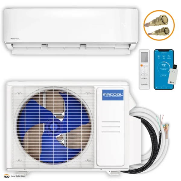 MRCOOL DIY 5th Gen E Star 18,000 BTU Single Zone Mini Split Complete System with 25ft Line Set-R454B